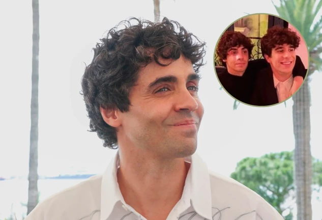 Javier Ambrossi en un montaje con Javier Calvo en un montaje.