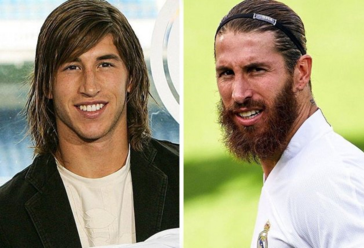 reptiles blusa Absoluto Sergio Ramos antes y después: todos sus looks hasta la actualidad