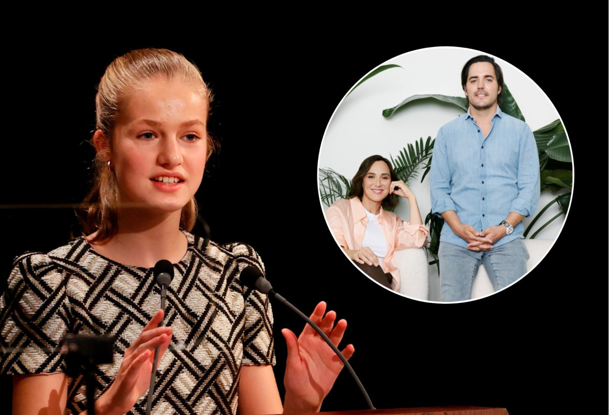 La princesa Leonor y Hugo Arévalo, el que fuera amigo de Tamara Falcó.