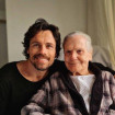 El actor Octavi Pujades junto a su padre.