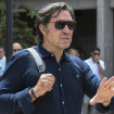 El actor Luis Lorenzo saliendo de los juzgados.