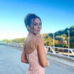 edurne espectacular vestido elegante