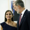 Los reyes Felipe VI y Letizia durante la cena en su honor celebrada en el Palacio Presidencial de Zagreb