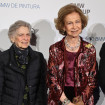 La Reina Sofía y la Princesa Irene de Grecia, en la 37º edición de los Premios BMW de Pintura, celebrados en el Teatro Real. Foto: EP