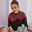 Marisa Jara y su hijo Tomás en una imagen (Instagram).