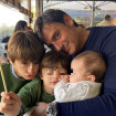 Ion Aramendi y sus tres hijos (redes).