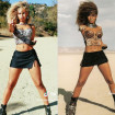 La hija de Mel B imitando la pose de su madre en un videoclip