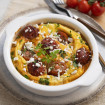 Frittata de tomate y chorizo