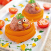 Albondigas de zanahoria con forma divertida