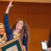 La cantante, Rosario Flores hija de Lola Flores recibe el título de Hija Predilecta en nombre de su madre, en Cádiz.