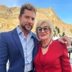 Davi Bisbal con su madre.