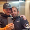 David Flores junto a su cuñado, Manuel Bedmar.