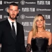 Edurne y David de Gea en la gala Player of the Year (Instagram @edurnity)