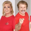 Carmen Borrego, Bigote Arrocet e Isabel Pantoja con la camiseta de 'Supervivientes'.