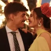 Luitingo y Jessica Bueno en la Feria de Sevilla.