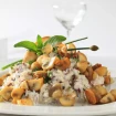 Arroz integral con champiñones
