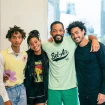 Will Smith con sus 3 hijos