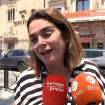 Toñi moreno en declaraciones a los medios