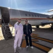 Omar Montes fue víctima de una agresión en pleno vuelo.