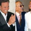 Julio Iglesias, su padre 'Papuchi' y Ronna Keitt.