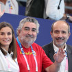 La reina Letizia junto al presidente del Consejo Superior de Deportes, José Manuel Uribes.