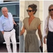 José María García, Inés Domecq y María Zurita a su llegada al tanatorio de Caritina Goyanes