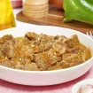 Lomo de cerdo guisado con tomate