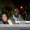 Mansur, el héroe de Málaga que ha salvado a una vecina en una riada.