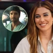 Blanca Suárez en El Hormiguero, en un montaje con Pablo Alborán con traje de médico grabando la serie de 'Respira' (redes)