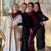 Vicky Martín Berrocal con su madre, su hija y su hermana en Marruecos