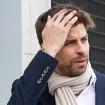 Gerard Piqué en los juzgados.