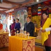 Reyes Bután con reyes de Tailandia