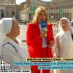 Marta Riesco en el Vaticano.
