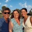 El Cordobés y Virginia Troconis en el cumpleaños de la madre de El Cordobés