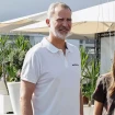 El rey Felipe VI con la princesa Leonor en Palma