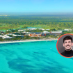 Luitingo: sus lujosas vacaciones en Punta Cana en un hotel de 300 euros la noche