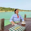 Tamara Falcó disfruta de unas relajadas vacaciones en Sotogrande, Cádiz.