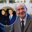 Juan Carlos I, Alessandro Lequio y Mar Flores.