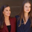 Letizia y Leonor posando juntas
