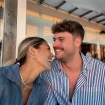 Anna Ferrer y Mario Cristóbal, su futuro marido.