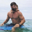 A Chris Hemsworth le encanta el deporte, especialmente, el surf.