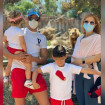 Víctor Janeiro y Beatriz Trapote junto a sus tres hijos.
