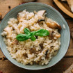 Traslada a tus comensales a la bella Italia con tu inmejorable risotto.