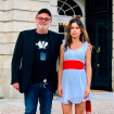 Pablo Carbonell junto a su mujer y madre de su hija Mafalda, María. 