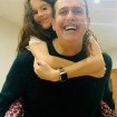 Jose Manuel, junto a su hija Kira.