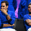 Roger Federer y Rafa Nadal, en la despedida del tenista suizo.