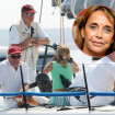 Juan Carlos con su amiga y otros amigos en un barco