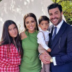 Paula Echevarria y familia en una boda