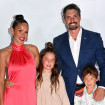 Mireia Canalda con su marido y sus hijos.