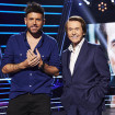 Pablo López con Raphael en el plató de 'La Voz'